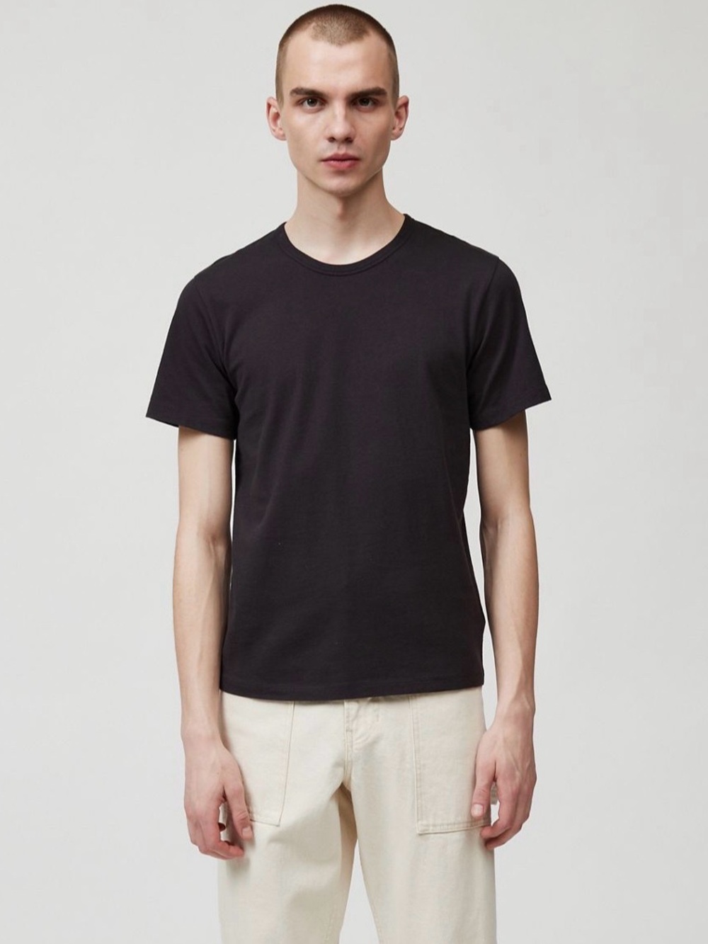 BDG Urban Outfitters Men's Short Sleeve Crew T-Shirt - Washed Black